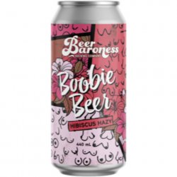 Beer Baroness Boobie Beer Hibiscus Hazy 440mL - The Hamilton Beer & Wine Co