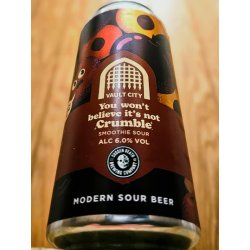 Vault City Brewing You Won’t Believe It’s Not Crumble!