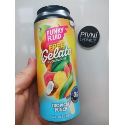 Funky Fluid Free Gelato: Tropical Punch 0,5% 0,5l - Pivní lednice