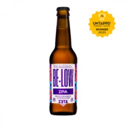 Zeta Beer BE-LOW  Cerveza IPA sin alcohol  Pack 12x33cl - Zeta Beer