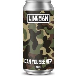 Lineman- Can You See Me Pilsner 4.4% ABV 440ml Can - Martins Off Licence