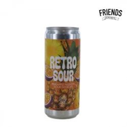 Friends Company Retro Sour Pineapple Passion Friends Company Retro Sour Pineapple Passion