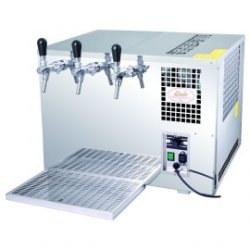 Lindr AS - 110 INOX Tropical con banco de hielo con 3 grifos - Todocerveza