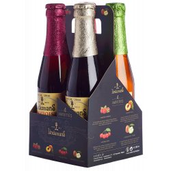 Brouwerij Lindemans Lambic 4 Bottle Sampler Pack 4 pack 250ml Bottle - Petite Cellars