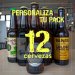 Banda Pack 12 cervezas personalizadas 