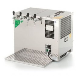 Lindr AS - 160 INOX Tropical NEW con banco de hielo con 4 grifos inox. - Todocerveza