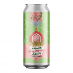 Vault City Brewing Rhubarb Drizzleberry Cupcake