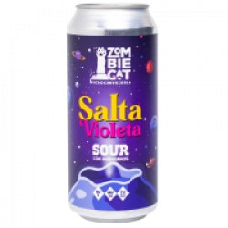 Zombiecat Salta Violeta Sour con Arándanos 0,5L - Mefisto Beer Point