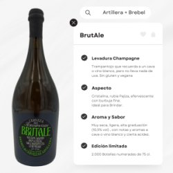 Artillera Caja 6 botellas 75 cl. BrutAle - Cervezas Artillera