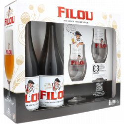 Filou Biercadeau met twee Glazen - Drankgigant.nl