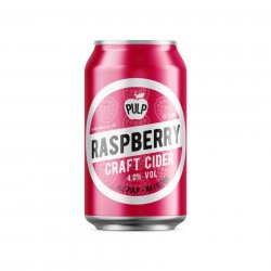 Pulp, Raspberry Craft Cider, 4.0%, 330ml - The Epicurean