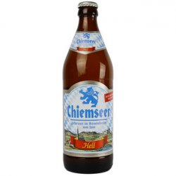 Rosenheimer Spezialitätenbrauerei Chiemseer Hell - Drankenhandel Leiden / Speciaalbierpakket.nl