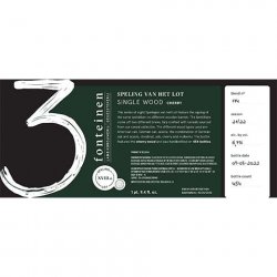 Brouwerij 3 Fonteinen Speling van het Lot XVIII.vi: Single Wood | Kers