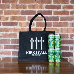 THREE SWORDS JUTE SHOPPER & 4 VIRTUOUS CANS BUNDLE - Kirkstall Brewery