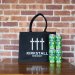 THREE SWORDS JUTE SHOPPER & 4 VIRTUOUS CANS BUNDLE 