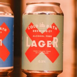 Cold Bath AF Lager ~ 330ml Can - The Alcohol Free Drinks Company