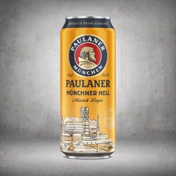 Paulaner - Münchner Hell - German Lager - 4.9% - 500ml Can - MK Biergarten