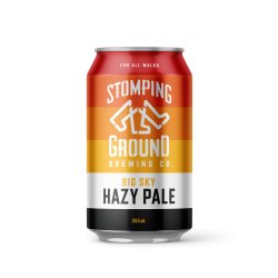 Stomping Ground Brewing Co. Big Sky Hazy Pale Stomping Ground Brewing Co. Big Sky Hazy Pale