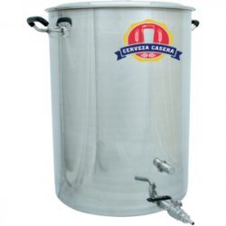 Olla de acero inoxidable de 94.6 Litros - Cerveza Casera