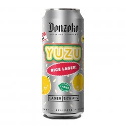 Donzoko, Yuzu Rice Lager, 5.0%, 500ml - The Epicurean
