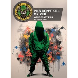 Piwne Podziemie Pils Don't Kill My Vibe 500ml - Funky Fluid