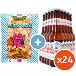 Coors Pack 24 Botellines y Frutos Secos - Yo pongo el hielo