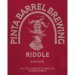 Pinta Barrel Brewing Riddle (2025) 330ml Pinta Barrel Brewing Riddle (2025) 330ml