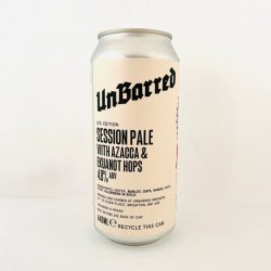 UnBarred Brewery. Session Pale [Pale] - Alpha Bottle Shop & Tap