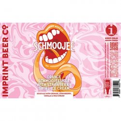 Imprint Schmoojee Orange Schmoojeesicle Strawberry Swirl Ice Cream Sour - CraftShack