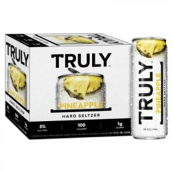 Truly Pineapple 6 pack 12 oz. Can - Petite Cellars