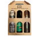 Gaveæske #3 (5 stk.) (Indhold: Stout, Brown Ale, Porter og Black IPA) 