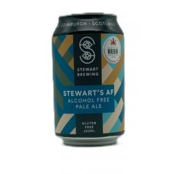 STEWARTS AF ALCOHOL FREE PALE ALE CAN 33CL - Great Grog