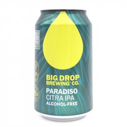 Big Drop - Paradisio Citra IPA 0.5° - Une bière et Jivay