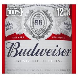 Budweiser Lager 12 x 300ml Bottles - Carry Out Off Licence