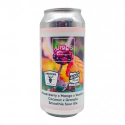 Ārpus Brewing Co. Ārpus X Drekker X 450 North Boysenberry X Mango X Vanilla X Coconut X Granola Smoothie Sour Ale