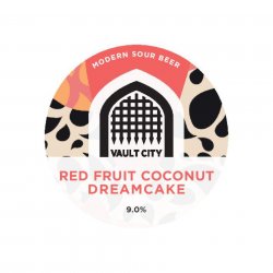 Vault City, Red Fruit Coconut Dreamcake, Modern Sour Beer, 9.0%, 375ml - The Epicurean