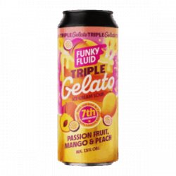Funky Fluid Triple Gelato: Passionfruit, Mango & Peach Funky Fluid Triple Gelato: Passionfruit, Mango & Peach