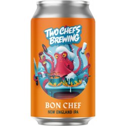 Two Chefs Bon Chef NEIPA blik Doos 12x33 cl 5%   - Hansen Dranken