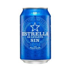 Caja estrella levante sin alcohol Lata 33cl - 24 uds - Comprar online - Campoluz Enoteca