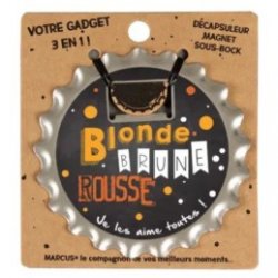 DECAPSULEUR 3 en 1 MARCUS Blonde, Brune, Rousse - Caves Saint Poloises