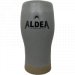 Vaso Pinta Cerámica Aldea Logo Negro 