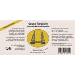 Riethoff  Gouwe Rietpluim - Holland Craft Beer