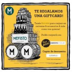 Giftcard para Mefisto Beer Point por $10.000 - Mefisto Beer Point