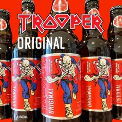 TROOPER ORIGINAL ALE (8x500ml) - **NEW LABEL** - Iron Maiden Beer