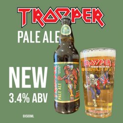 TROOPER PALE ALE (8x500ml) - **NEW in 2024** - Iron Maiden Beer