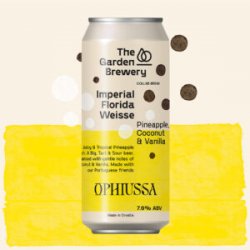 The Garden Imperial Florida Weisse: Pineapple, Coconut & Vanilla: Opphiusa Collab - The Garden Brewery