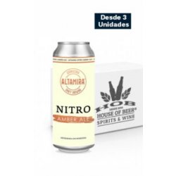 Cerveza  Altamira Nitro Ambar Lata 473cc - House of Beer