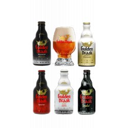 Colección Gulden Draak 5 Cervezas 1 Vaso - Bodecall