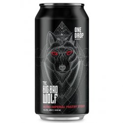 One Drop Brewing Big Bad Wolf Nitro Imperial Stout 440mL - The Hamilton Beer & Wine Co