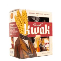 KWAK - PAUWEL - Belgian Strong Dark Ale - PACK 4x33cl + 1 VASO - Buscador de Cervezas - Brewhouse